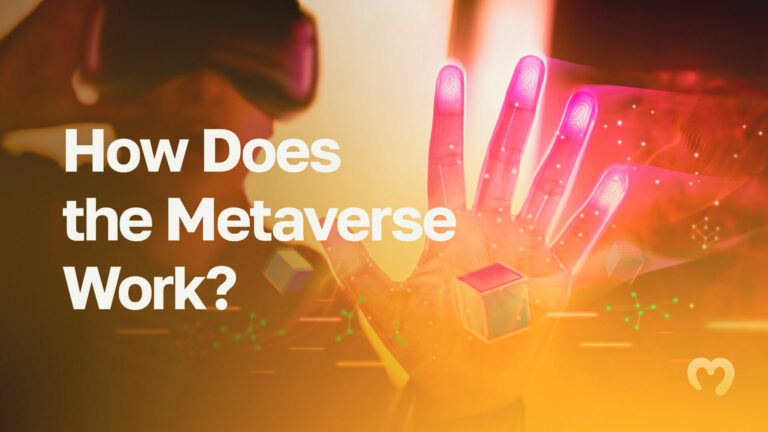 VR player dives into the metaverse realm!